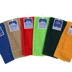 Soft Textiles 12 Kitchen Hand Towels 15x25 " 100% Cotton Super Soft Dish Towels